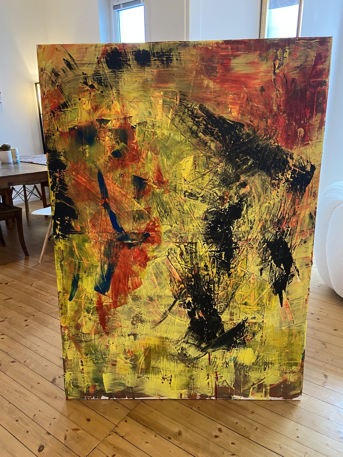 Hérô painting — at home